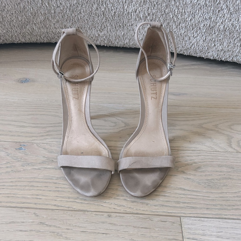 SCHUTZ: Suede Heels